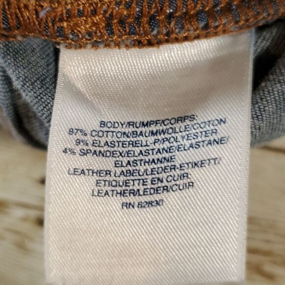 Lands' End Women's Mid Rise Skinny Jeans Blue Deepest Indigo 12‎ Petite 511819 - Picture 12 of 12